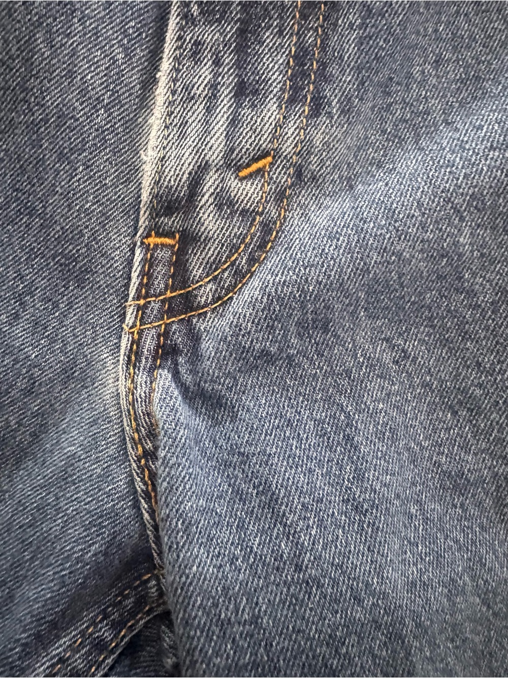 Levis 550 Relaxed Fit Tapered Leg Medium Wash Blue Denim Jeans Mens 34x32 - Picture 5 of 14